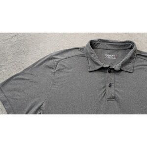 UNTUCKit Gray Polo Shirt Stretch Casual Short Sleeve Mens Size XL Golf